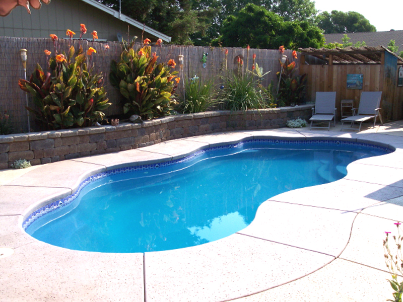 Foust Pool Construction Fiberglass Inground Swimming Pools For Freeform