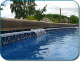 swimming pool cascades and streams for pool in NC