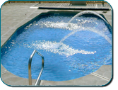 swimming pool cascades and streams for pool in NC